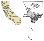 Los Angeles County California Incorporated and Unincorporated areas Culver City Highlighted 0617568